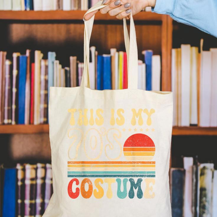 This Is My 70s Costume Vintage Nostalgia Mixtape 1970s Party Canvas Tote Bag