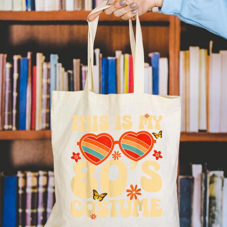 This Is My 80s Costume Vibes Nostalgia 1980s Vintage Fashion Canvas Tote Bag