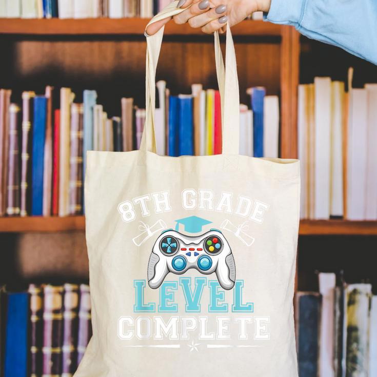 8th Grade Level Complete Graduation 2025 Class Eighth Grade Canvas Tote Bag