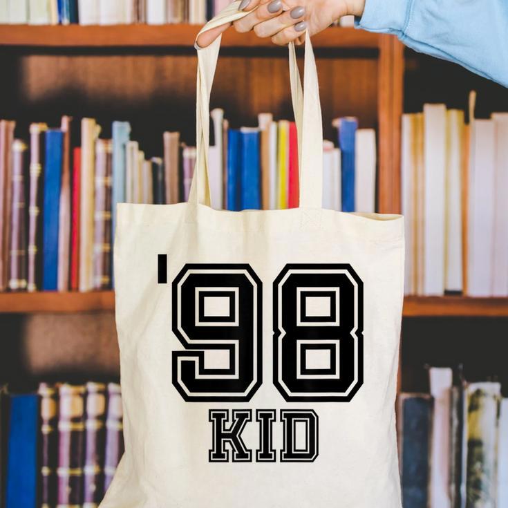 '98 Kid Perfect Vintage Retro Nostalgia Gear For Year 1998 Canvas Tote Bag