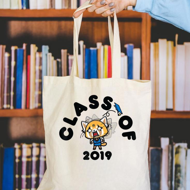 Aggretsuko Class Of 2019 Graduation Seniors Graduate Canvas Tote Bag