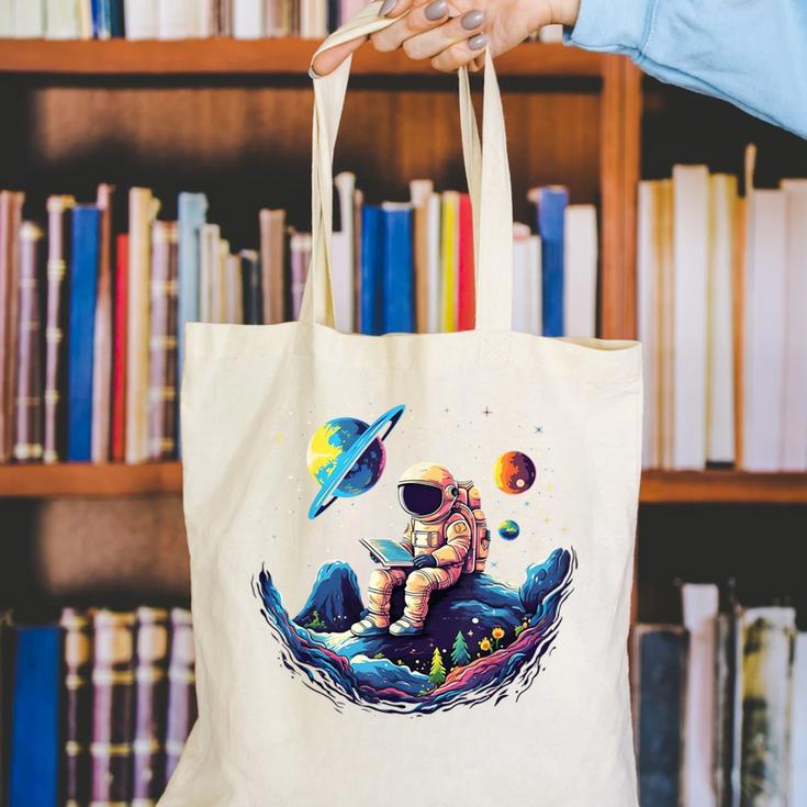 Astronaut Reading Book In Space Books Lover Bookworm Canvas Tote Bag Astronaut Reading Book In Space Books Lover Bookworm Canvas Tote Bag