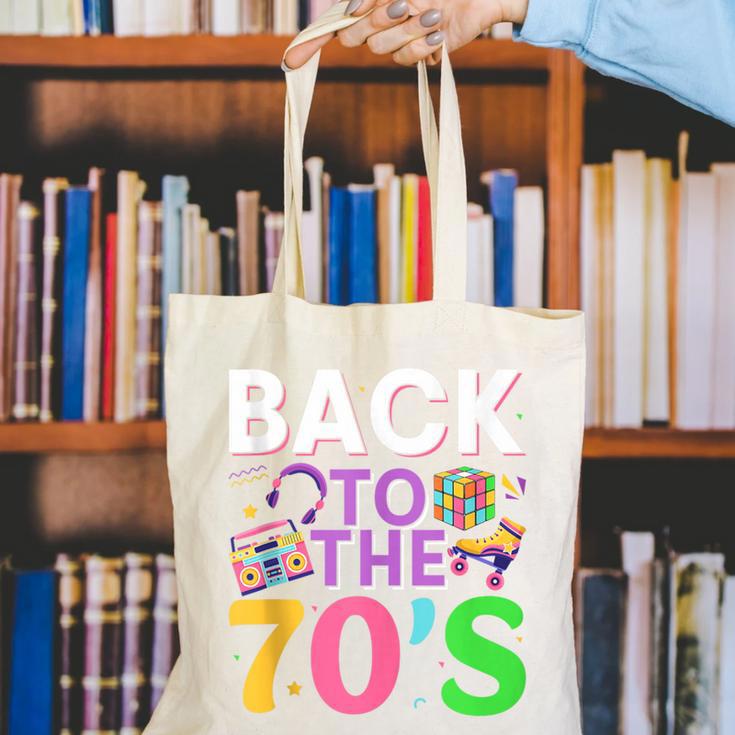 Back To The 70's Mixtape Era Nostalgia Retro 1970 70's Style Canvas Tote Bag