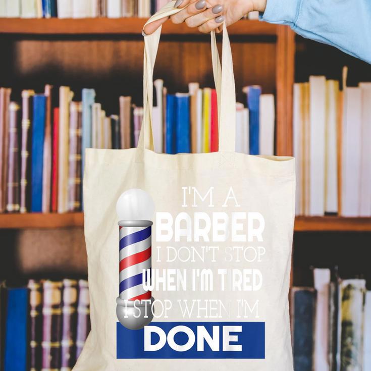 Barber Stylist Barber College Graduation Canvas Tote Bag