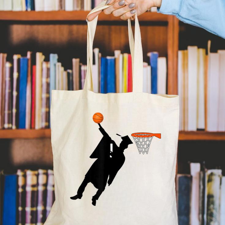 Basketball Slam Dunk Elementary Graduation 2025 6th Grade Canvas Tote Bag