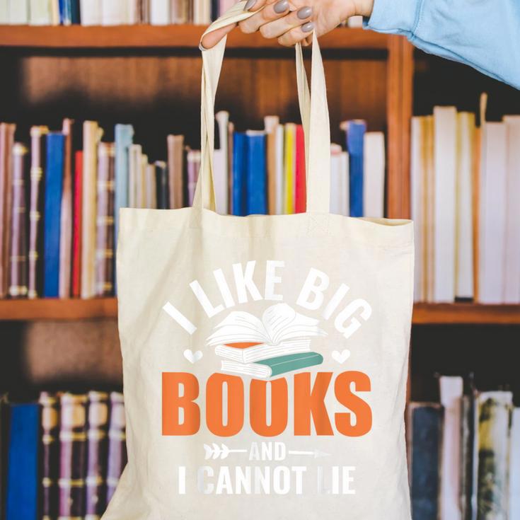 I Like Big Books I Cannot Lie School Librarian Book Lover Canvas Tote Bag
