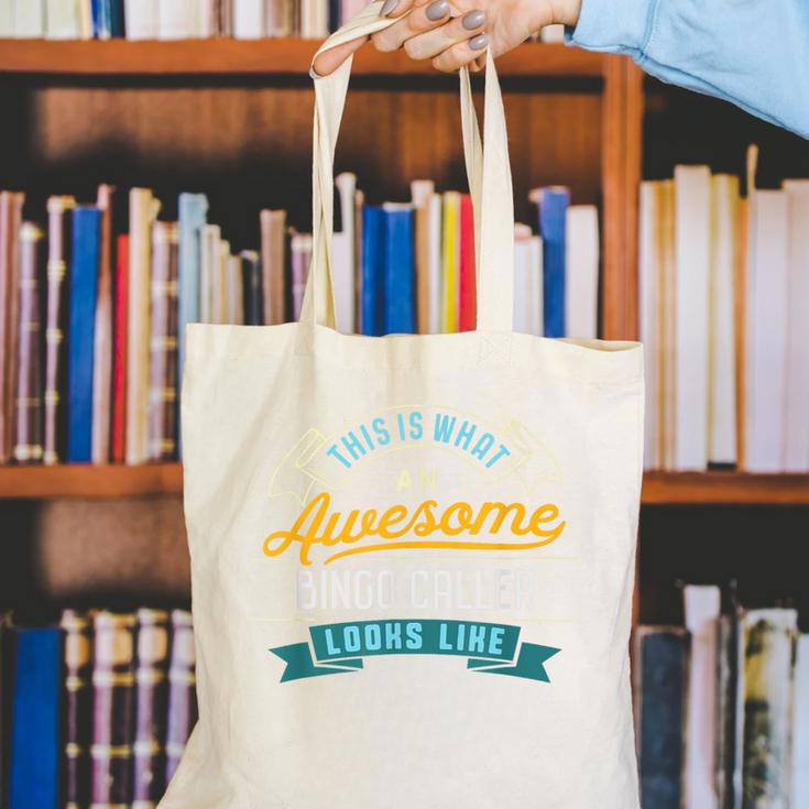 Bingo Caller Shirt Awesome Job Occupation Graduation Canvas Tote Bag