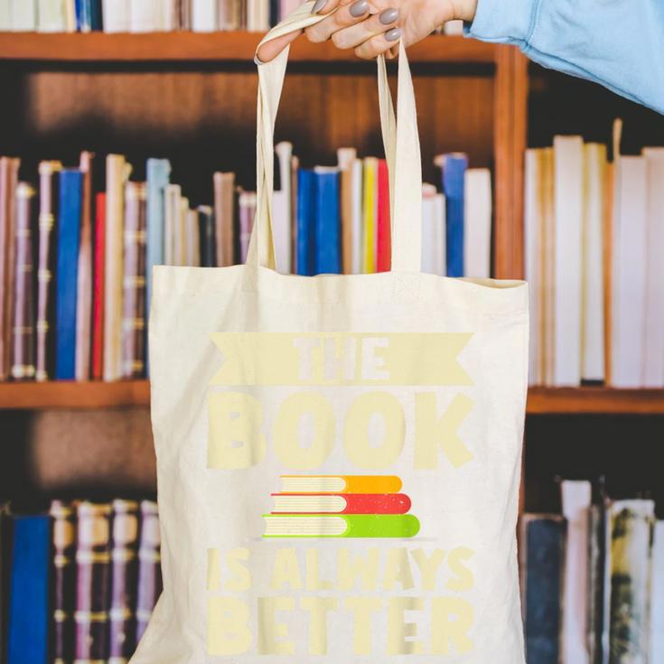 The Book Is Always Better Thriller Canvas Tote Bag