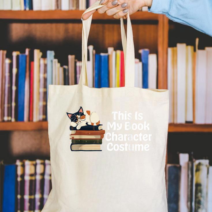 This Is My Book Character Costume Cat Men Women Kids Reading Canvas Tote Bag This Is My Book Character Costume Cat Men Women Kids Reading Canvas Tote Bag
