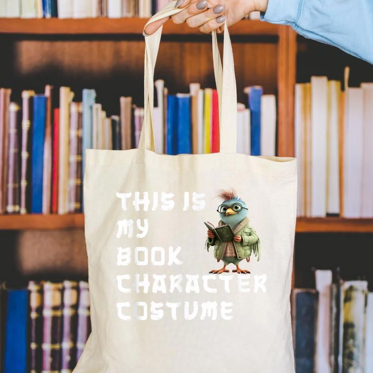 This Is My Book Character Costume Reading For Him & Her Cool Canvas Tote Bag
