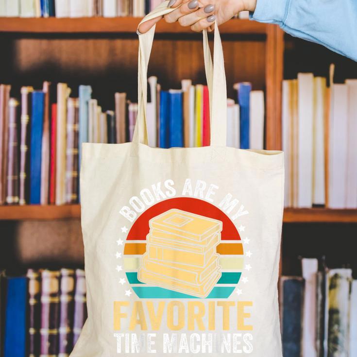 Books Are My Favorite Time Machines Canvas Tote Bag Books Are My Favorite Time Machines Canvas Tote Bag