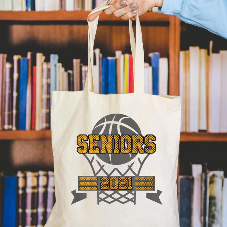 Boys Basketball Senior Class Of 2021 Teenage Graduation Canvas Tote Bag