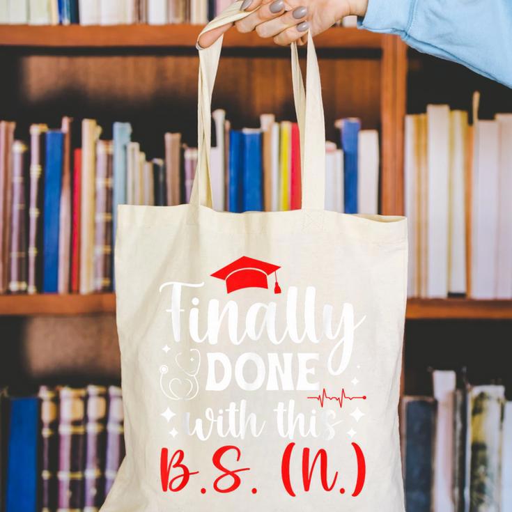 BSN Bachelor Of Science In Nursing Graduation Canvas Tote Bag