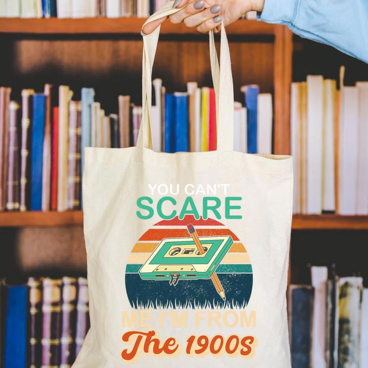 You Can't Scare Me I'm From The 1900s Retro Vintage Premium Tri-Blend Canvas Tote Bag You Can't Scare Me I'm From The 1900s Retro Vintage Premium Tri-Blend Canvas Tote Bag