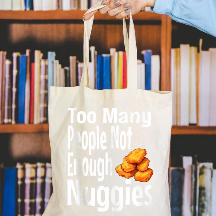 Chicken Nugget Saying Introvert Nuggie Foodie Food Canvas Tote Bag Chicken Nugget Saying Introvert Nuggie Foodie Food Canvas Tote Bag