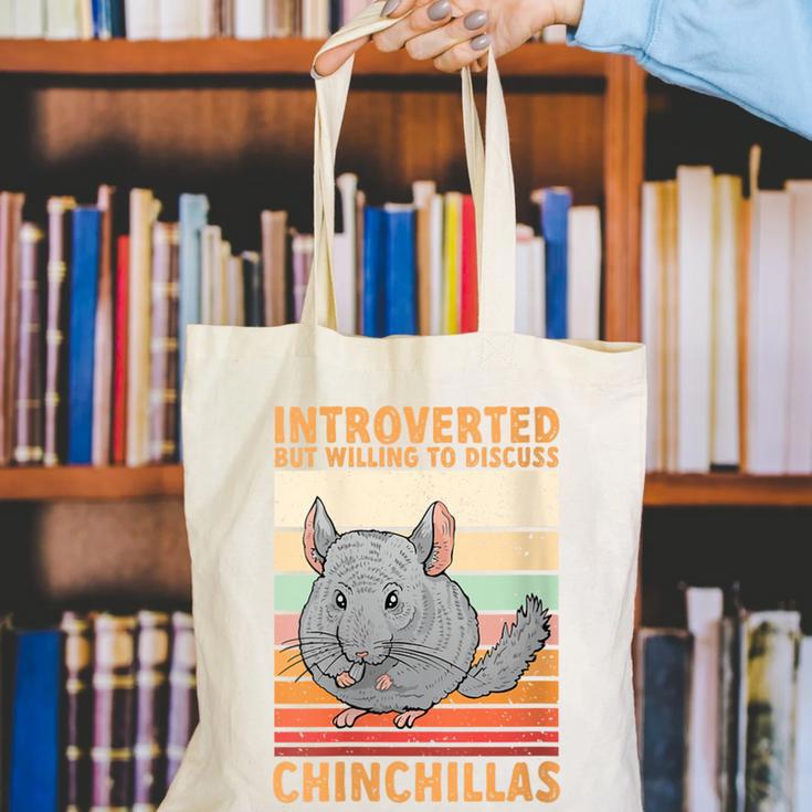 Chinchilla Owner Introvert Chinchilla Canvas Tote Bag Chinchilla Owner Introvert Chinchilla Canvas Tote Bag