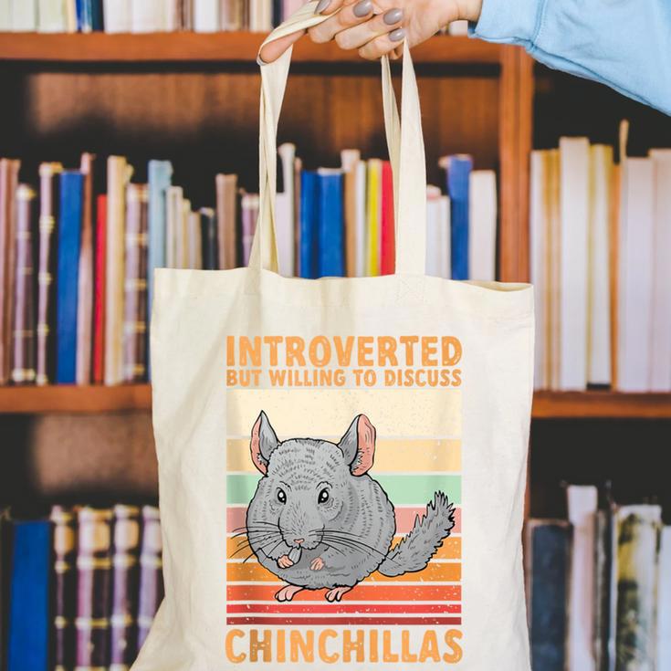 Chinchilla Owner Introvert Chinchilla Canvas Tote Bag Chinchilla Owner Introvert Chinchilla Canvas Tote Bag