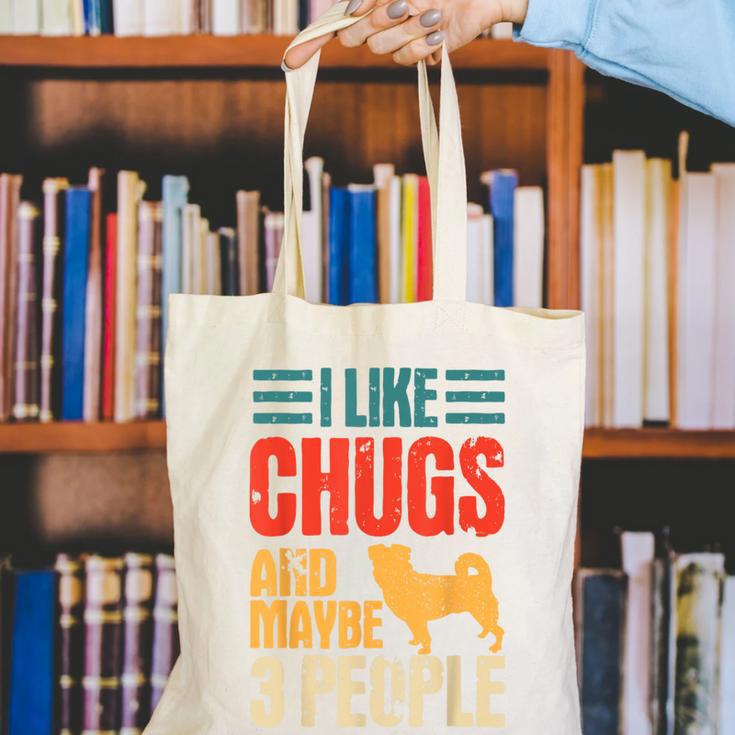 Chug Dog Retro Vintage Pughuahua Owner Fur Parent Introvert Canvas Tote Bag Chug Dog Retro Vintage Pughuahua Owner Fur Parent Introvert Canvas Tote Bag