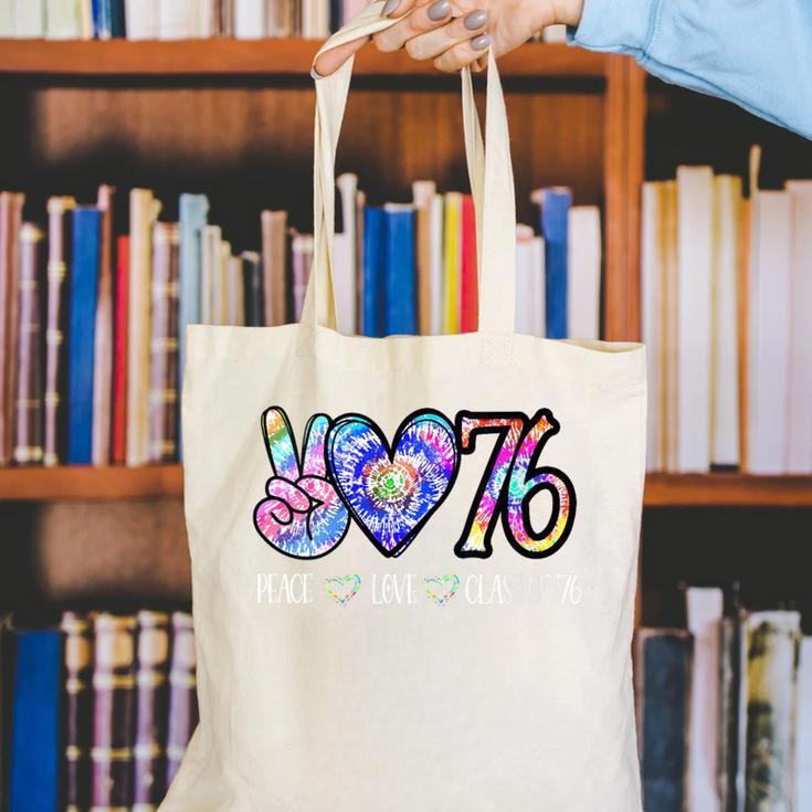 Class Of 1976 Shirt Tie Dye Senior Graduation 50th Reunion Canvas Tote Bag