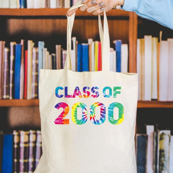 Class Of 2000 School Reunion College Highschool Graduation Premium Tri-Blend Canvas Tote Bag