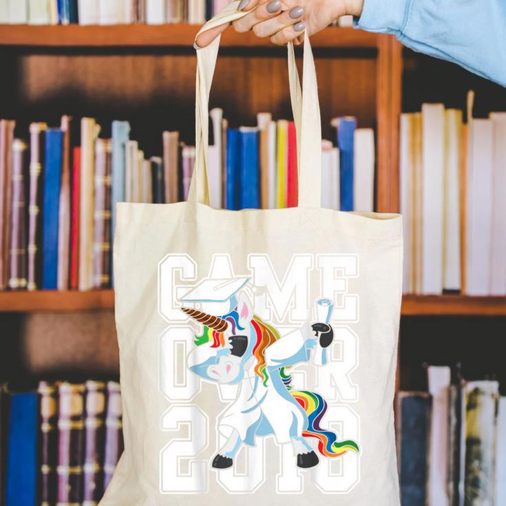 Class Of 2018 Graduation Dabbing Unicorn Shirt Canvas Tote Bag