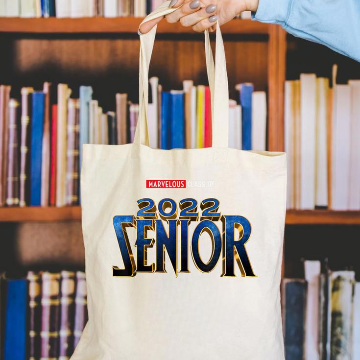 Class Of 2022 Senior Retro Movie Marvelous Graduation Grad Canvas Tote Bag