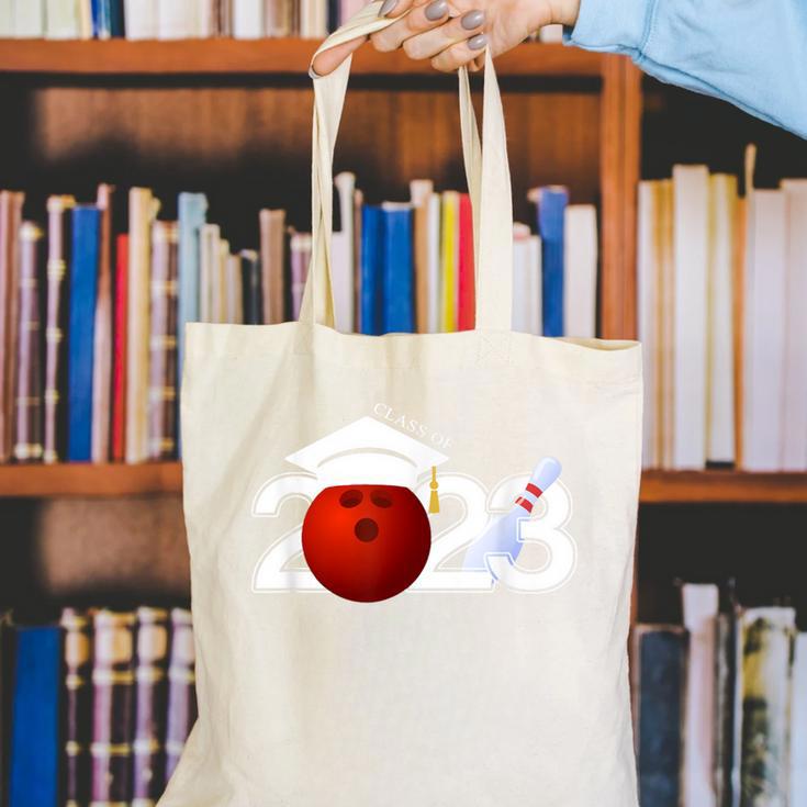 Class Of 2023 Graduation For Him Her Bowling Canvas Tote Bag