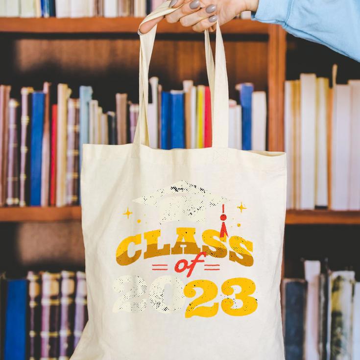 Class Of 2023 School Graduation Vintage Retro Class Of 2023 Canvas Tote Bag