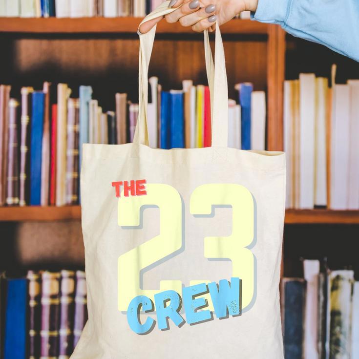 Class Of 2023 Seniors 23 Crew Senior Graduation Idea Canvas Tote Bag
