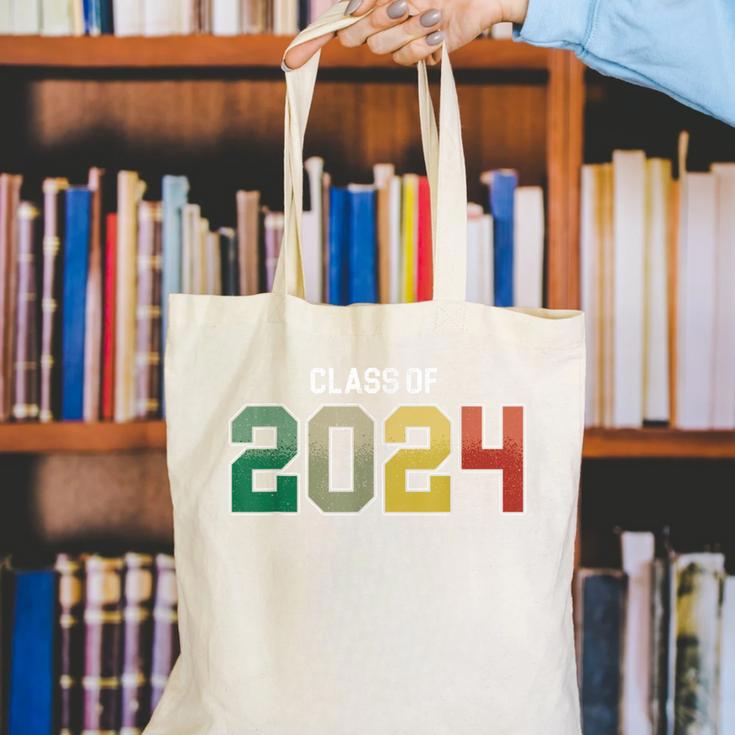 Class Of 2024 College High School Graduation Canvas Tote Bag
