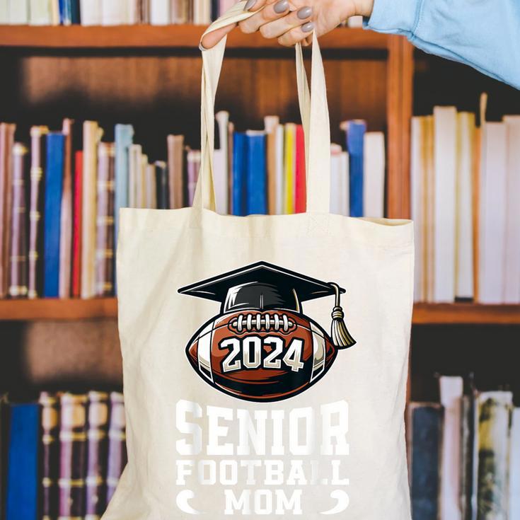 Class Of 2024 Graduation Senior Football Mom 2024 Canvas Tote Bag