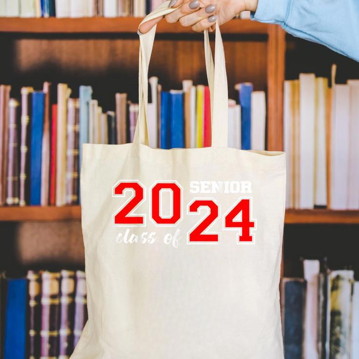 Class Of 2024 Senior Year Boys Girls School Graduation Canvas Tote Bag