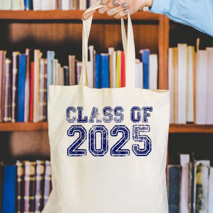 Class Of 2025 Grow With Me Future Graduation Year Canvas Tote Bag