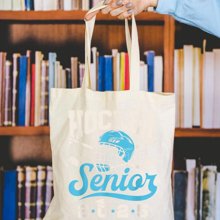 Class Of 2025 Hockey Senior Graduation Graduate Grad Canvas Tote Bag