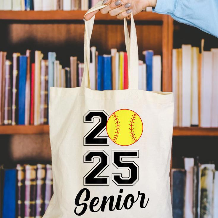 Class Of 2025 Softball Senior Graduation Graduate Women Canvas Tote Bag