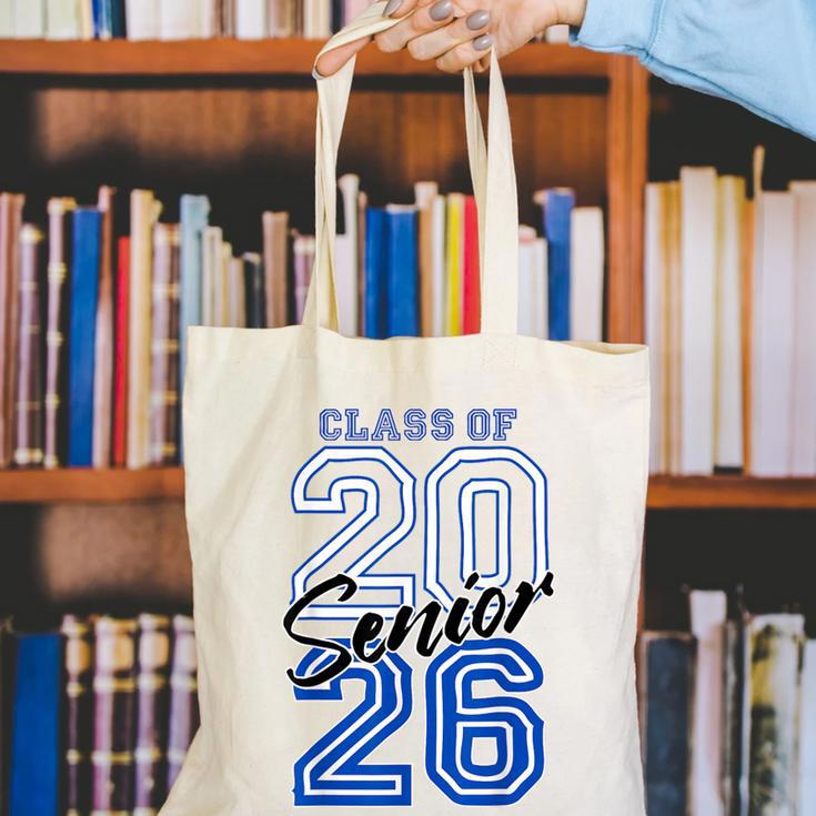 Class Of 2026 Senior Graduation High School And College Grad Canvas Tote Bag