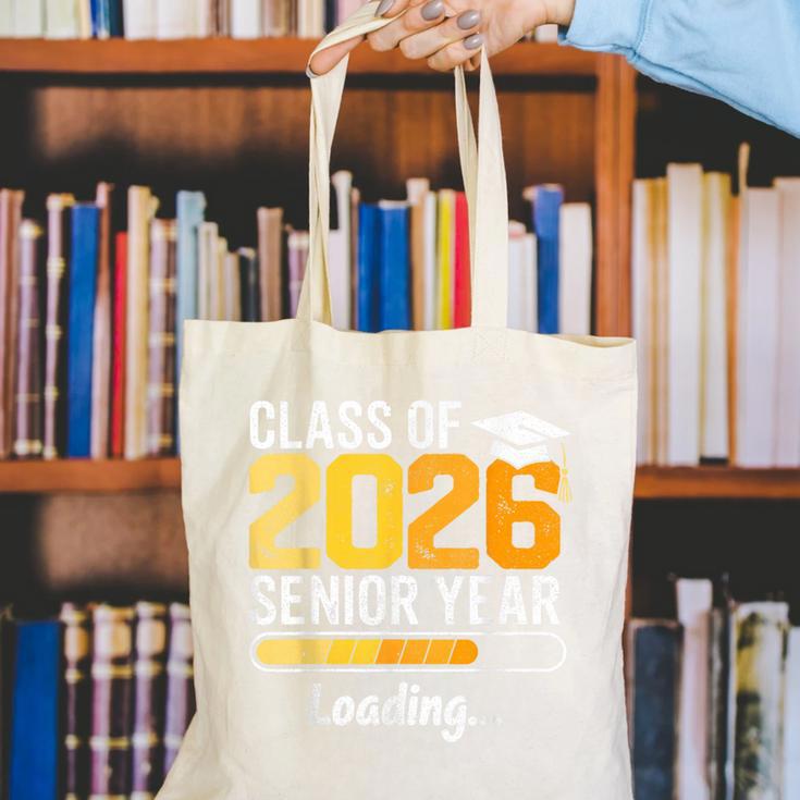Class Of 2026 Senior Year Loading Senior 2026 Graduation Canvas Tote Bag
