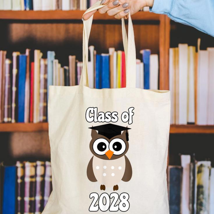 Class Of 2028 TShirt Back To School Graduation Year Boy Girl Canvas Tote Bag