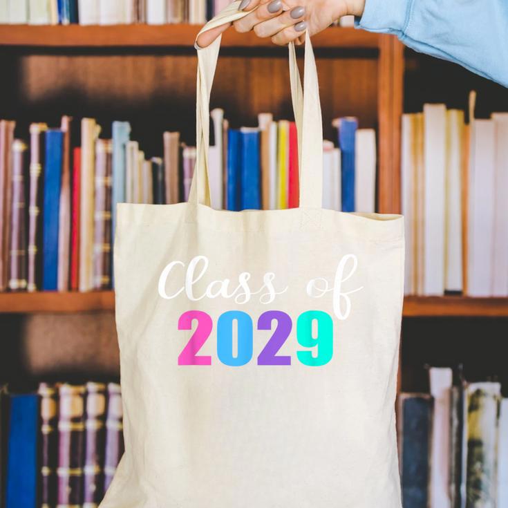 Class Of 2029 Shirt 2nd Grade Onto 3rd Grade Graduation Tee Canvas Tote Bag
