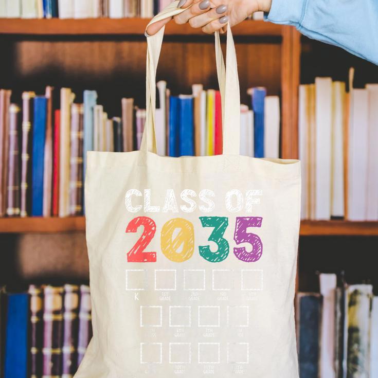 Class Of 2035 Graduation Check List Canvas Tote Bag