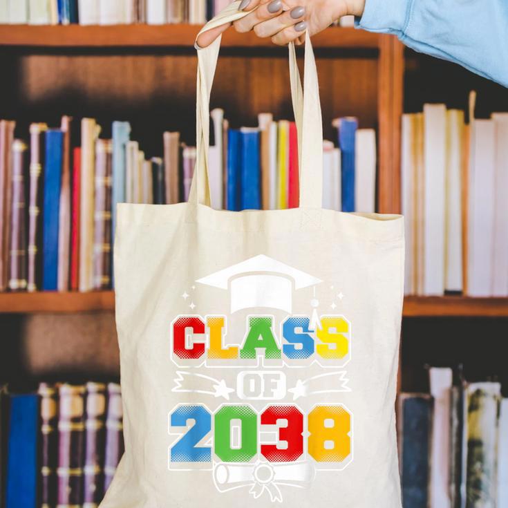 Class Of 2038 First Day Of School & Graduation 2038 Canvas Tote Bag