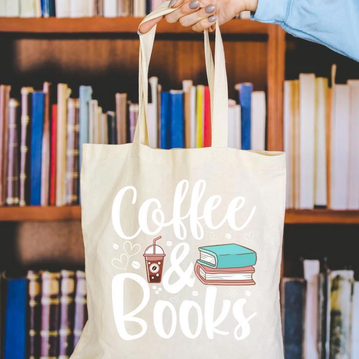 Coffee And Books Canvas Tote Bag Coffee And Books Canvas Tote Bag