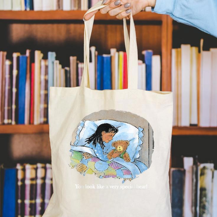 Corduroy A Very Special Bear Illustrated Children's Book Canvas Tote Bag