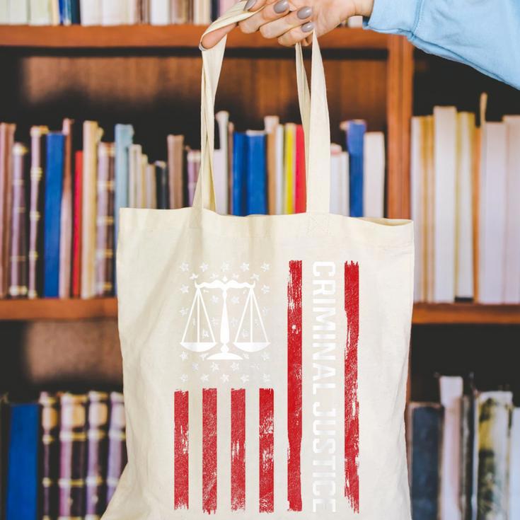 Criminal Justice Major College Student Graduate Graduation Canvas Tote Bag