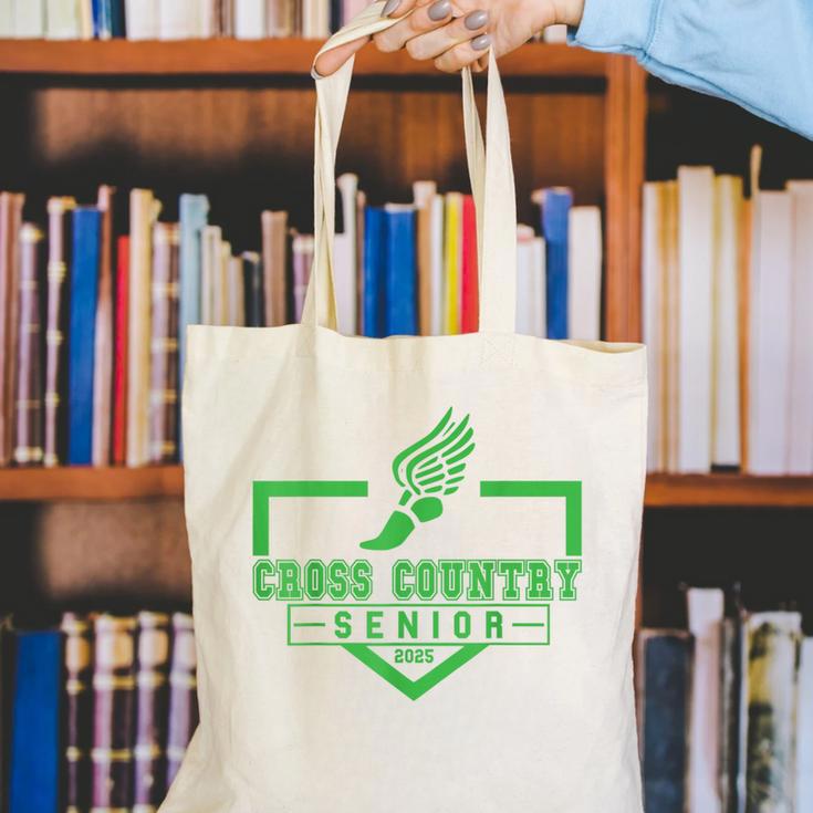 Cross Country Senior Night Senior 2025 Graduation Party 23 Canvas Tote Bag