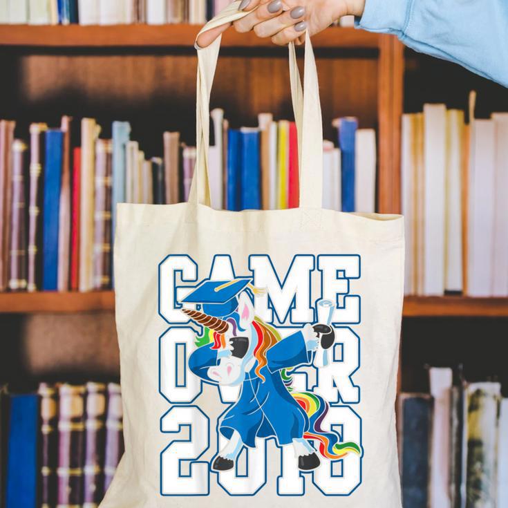Dabbing Graduation Class Of 2018Shirt Unicorn Dab Canvas Tote Bag