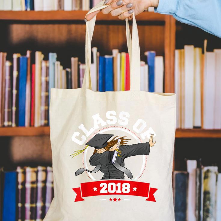Dabbing Graduation Class Of 2018 Women Canvas Tote Bag