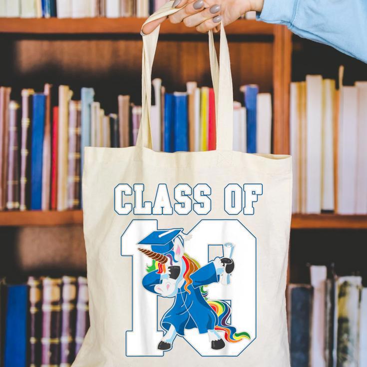 Dabbing Graduation Class Of 2019 Unicorn Shirt Canvas Tote Bag