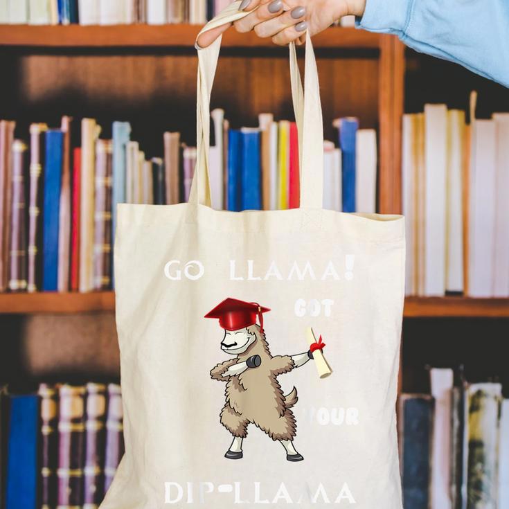 The Dabbing Llama Graduation Class Of 2018 T-Shirt Canvas Tote Bag