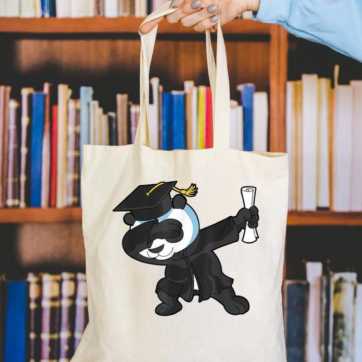 Dabbing Panda Bear Graduation Senior 2019 Shirt Canvas Tote Bag